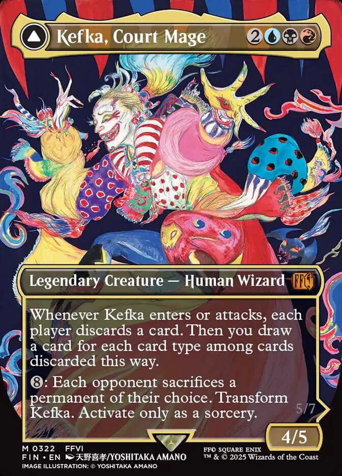 Kefka, Court Mage (0322) (Borderless)