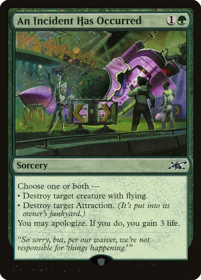 An Incident Has Occurred (Galaxy Foil)