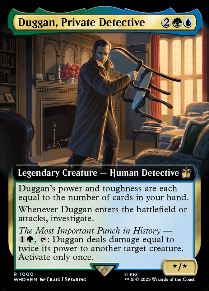 Duggan, Private Detective (Extended Art) (Surge Foil)