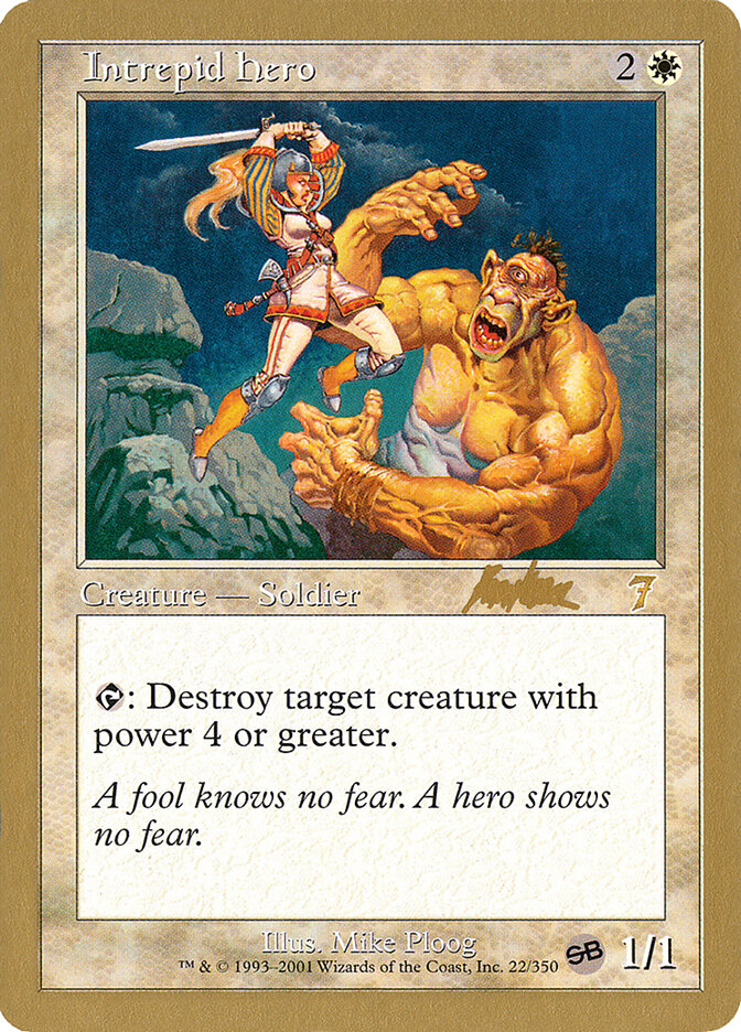 Intrepid Hero - 2002 Brian Kibler (7ED) (SB)