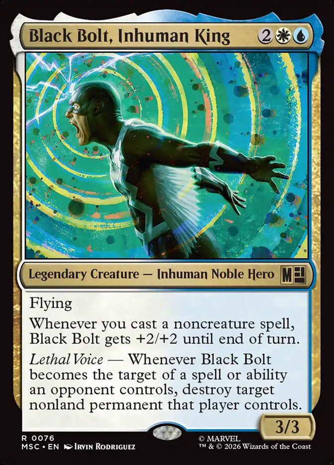Black Bolt, Inhuman King (Surge Foil)