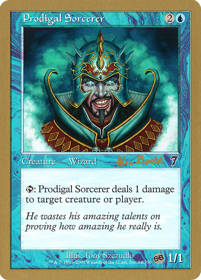 Prodigal Sorcerer - 2001 Alex Borteh (7ED) (SB)