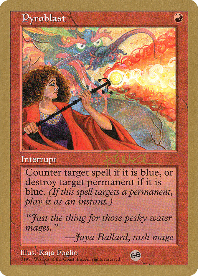 Pyroblast - 1997 Paul McCabe (5ED) (SB)