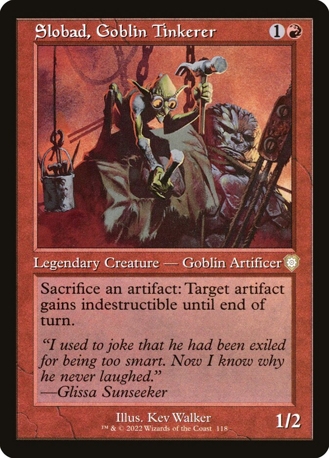 Slobad, Goblin Tinkerer (Retro Frame)