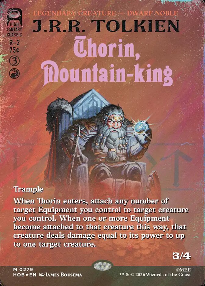 Thorin, Mountain-king (Borderless) (Surge Foil)