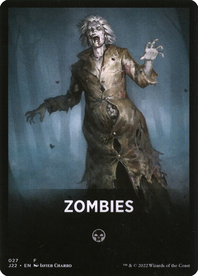 Zombies Theme Card