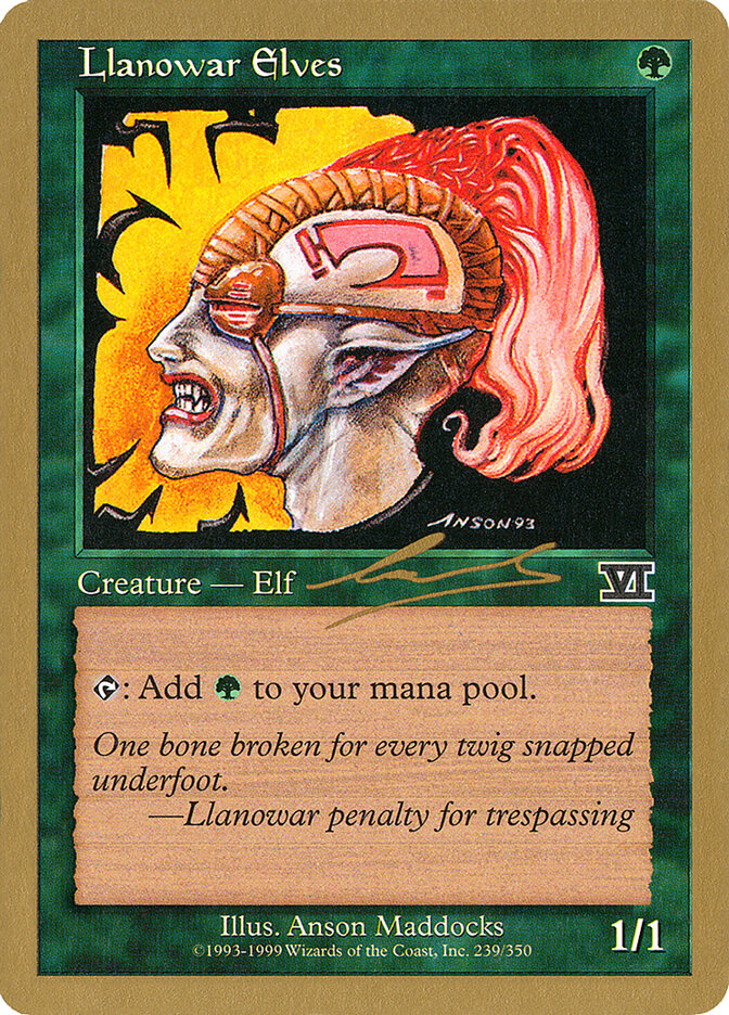 Llanowar Elves - 2000 Nicolas Labarre (6ED)