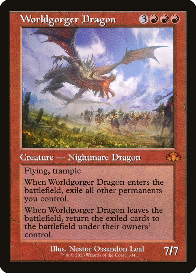 Worldgorger Dragon (Retro Frame)