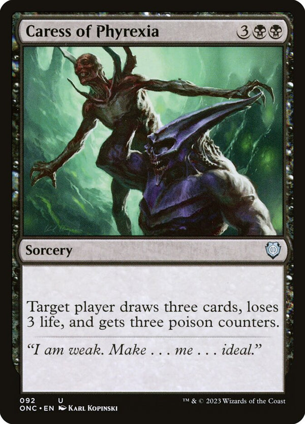 Caress of Phyrexia - Magic: The Gathering