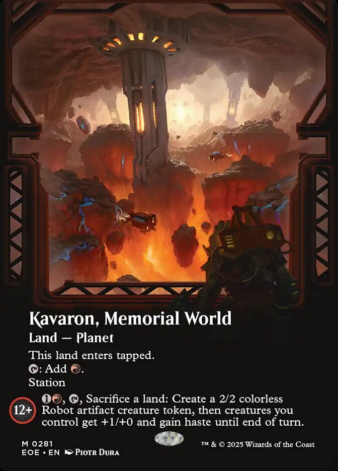 Kavaron, Memorial World (Borderless)