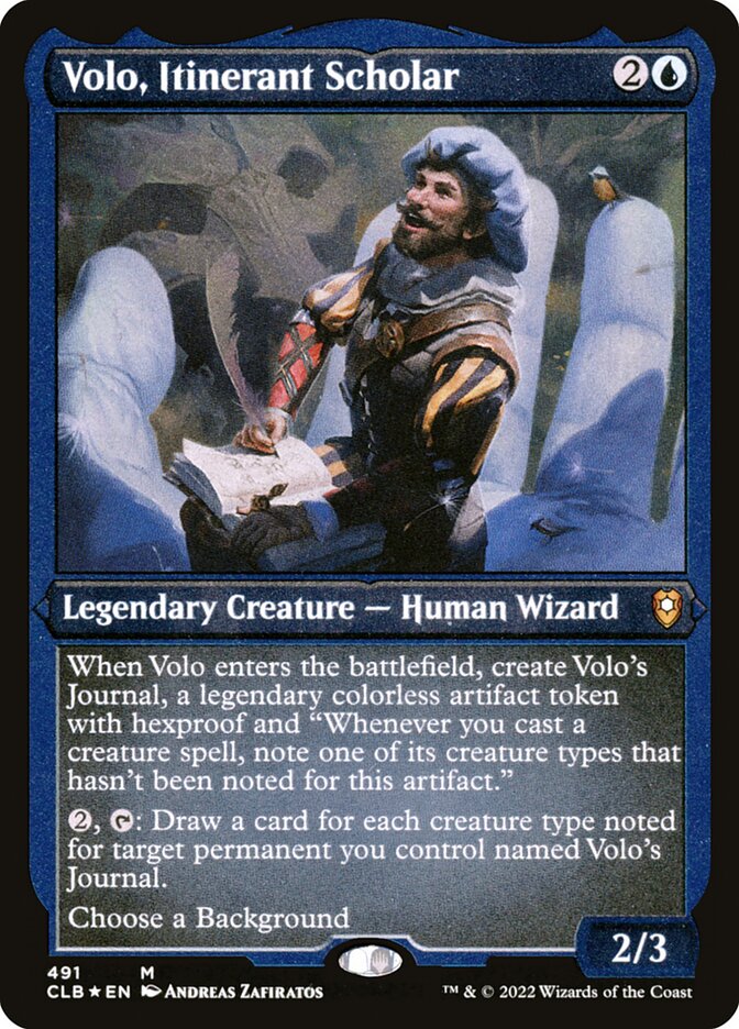 Volo, Itinerant Scholar (Foil Etched)
