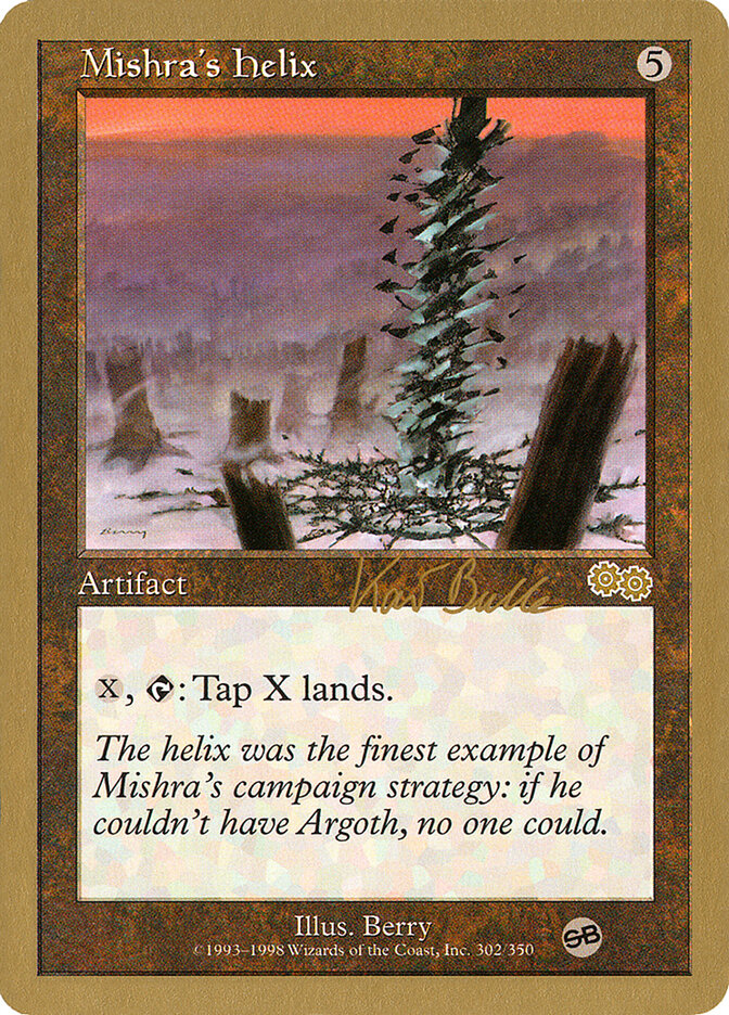 Mishra's Helix - 1999 Kai Budde (USG) (SB)