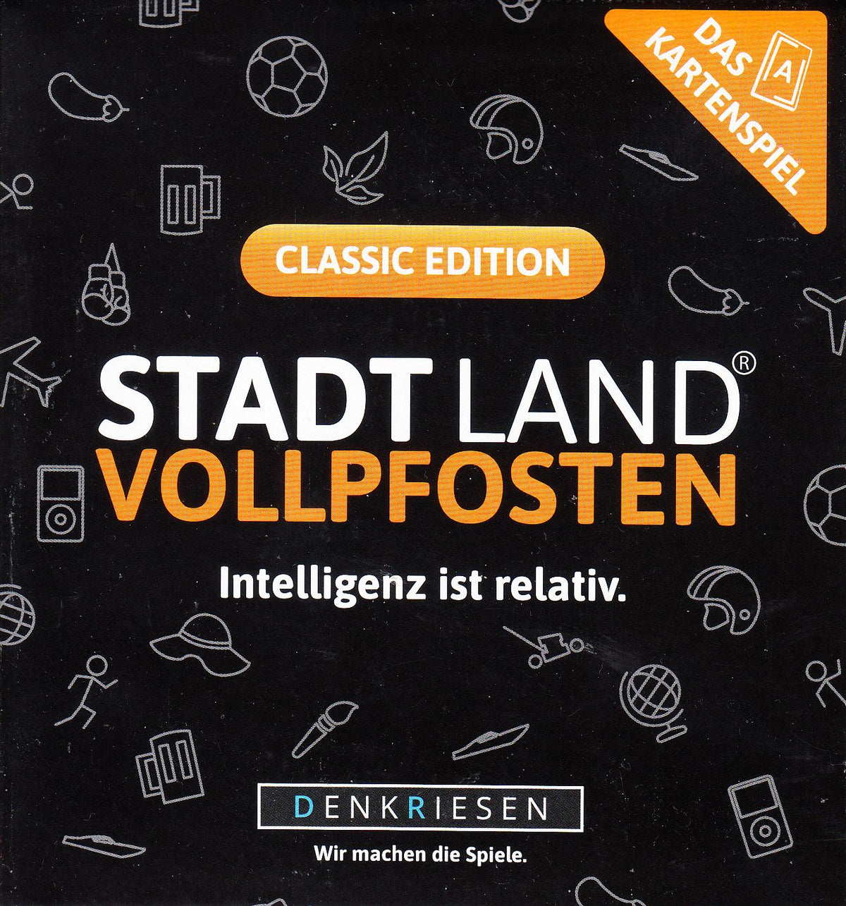 Stadt Land Vollpfosten: Das Kartenspiel – Classic Edition