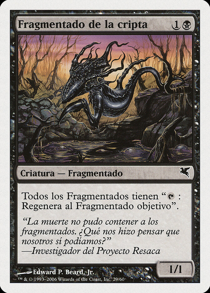 Crypt Sliver (Spanish) - "Fragmentado de la cripta"