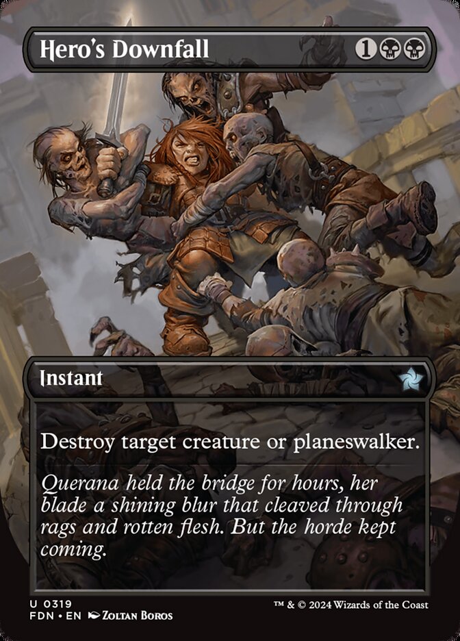 Hero's Downfall (Borderless)