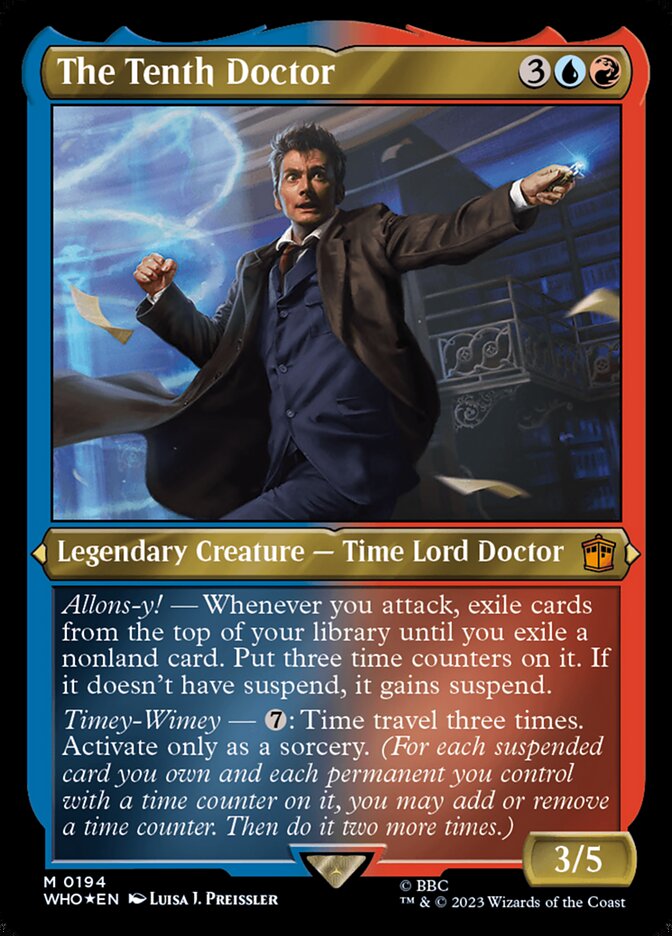The Tenth Doctor (Display Commander) - Thick Stock