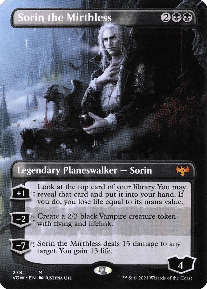 Sorin the Mirthless (Borderless)