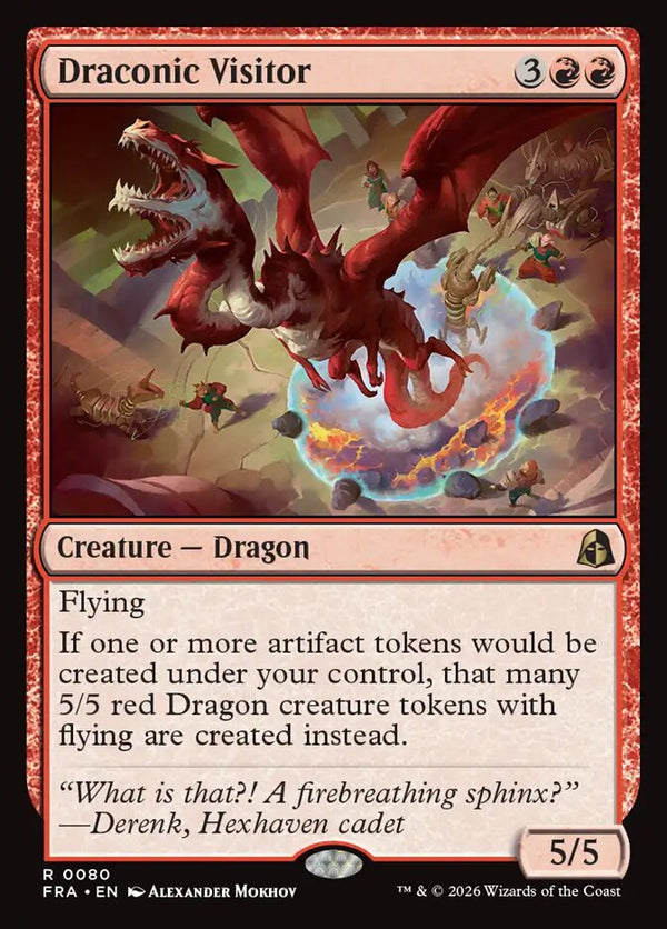 Draconic Visitor (FRA 80) - Magic: The Gathering