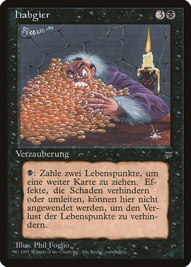 Greed (German) - "Habgier"