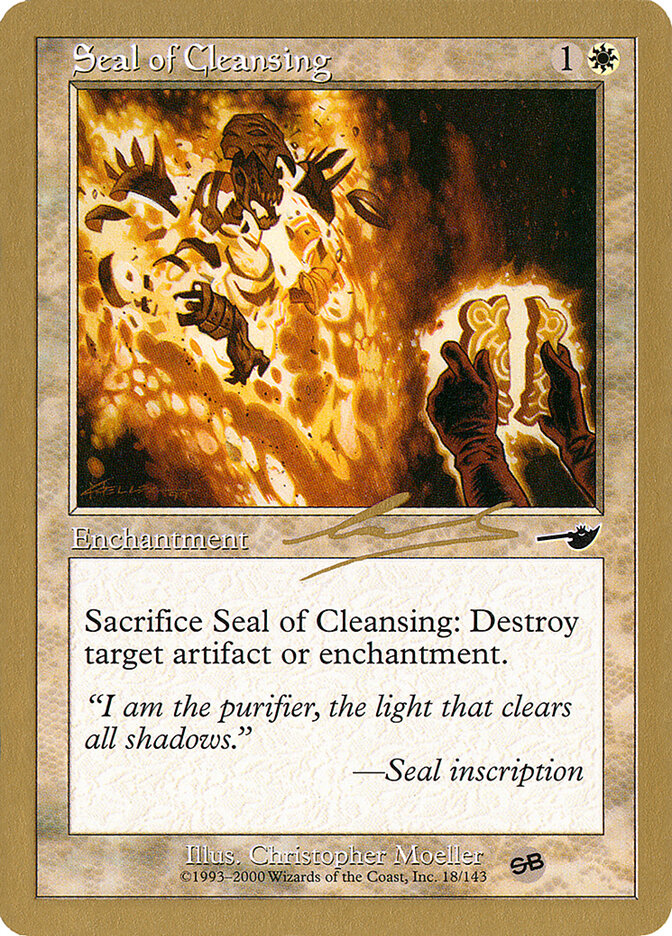 Seal of Cleansing - 2000 Nicolas Labarre (NMS) (SB)
