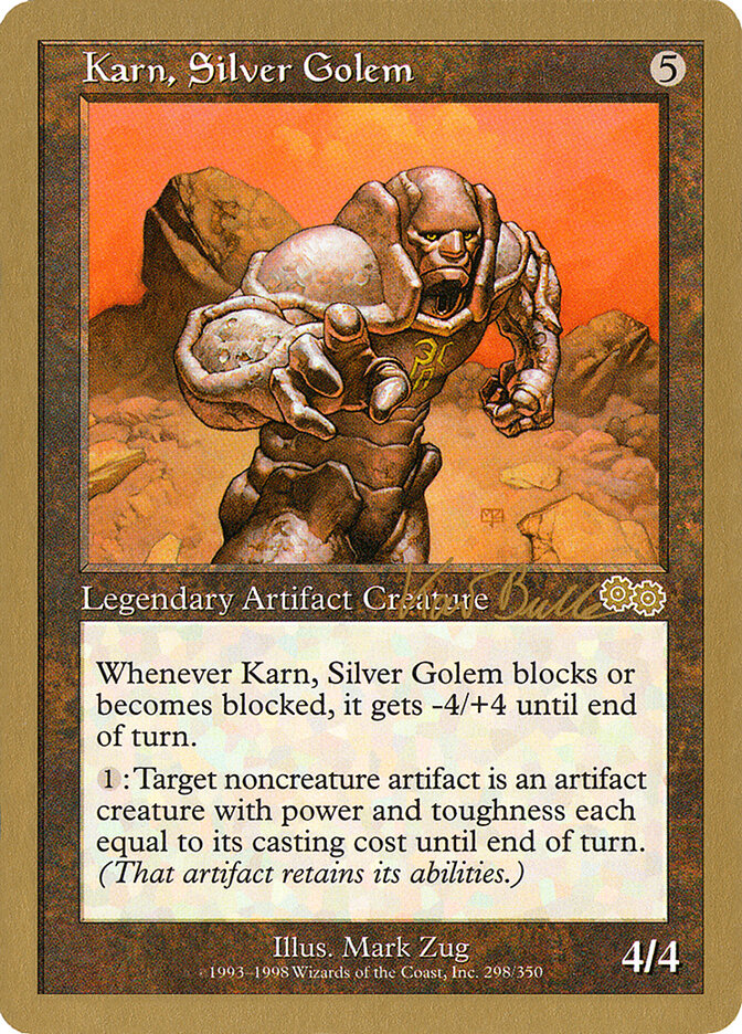 Karn, Silver Golem - 1999 Kai Budde (USG)