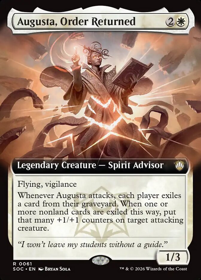 Augusta, Order Returned (Extended Art)