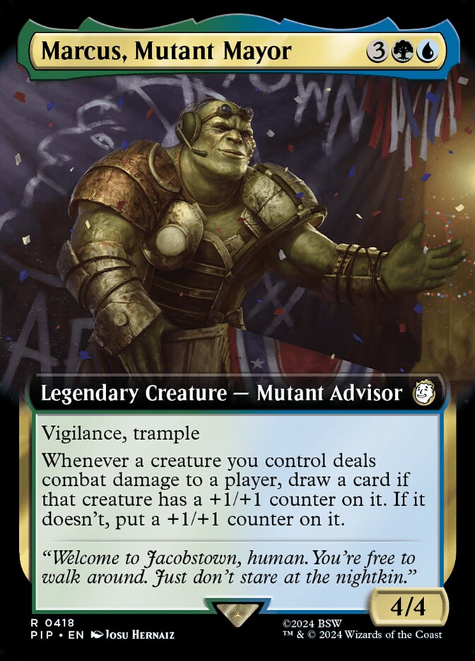 Marcus, Mutant Mayor (Extended Art)