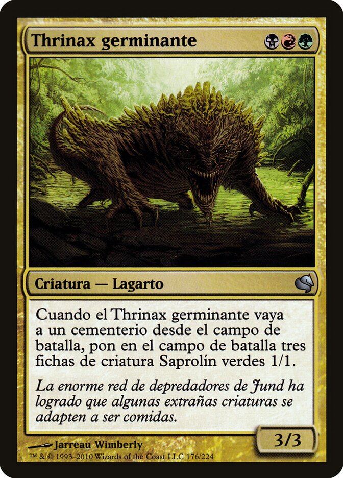 Sprouting Thrinax (Spanish) - "Thrinax germinante"