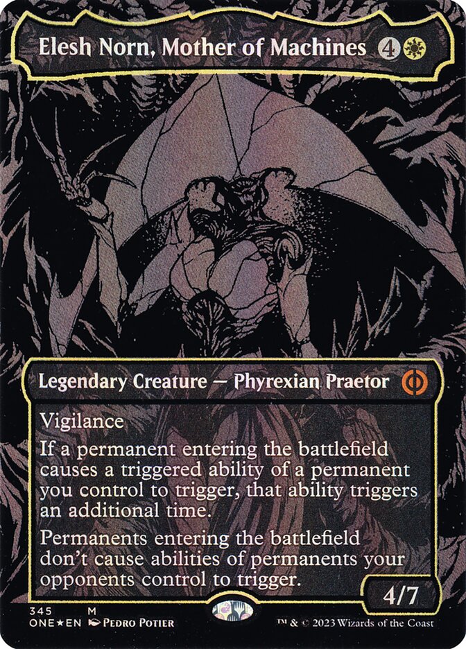 Elesh Norn, Mother of Machines (Oil Slick Raised Foil)
