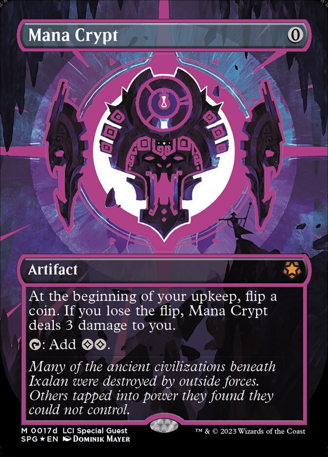 Mana Crypt (0017d) (Borderless)