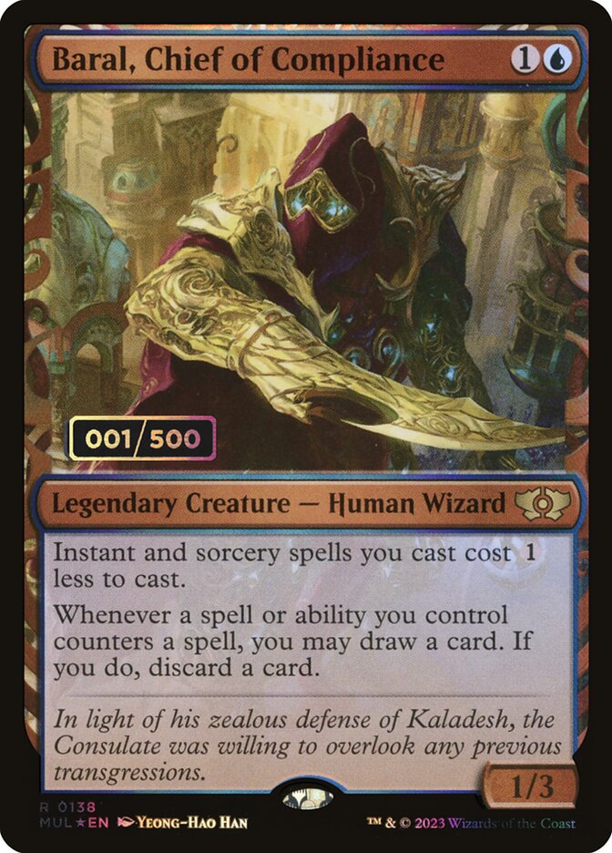 Baral, Chief of Compliance (Serial Numbered)