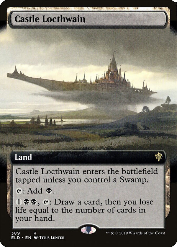 Castle Locthwain (Extended Art) - Magic: The Gathering