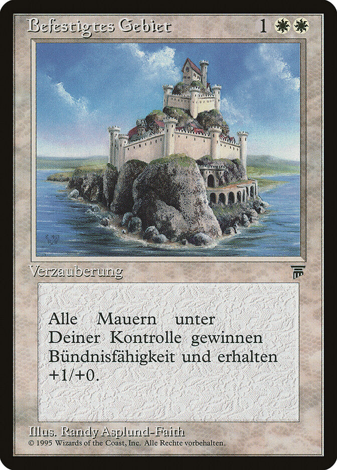 Fortified Area (German) - "Befestigtes Gebiet"
