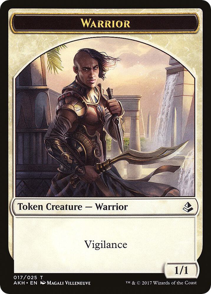 Warrior // Labyrinth Guardian Double-Sided Token