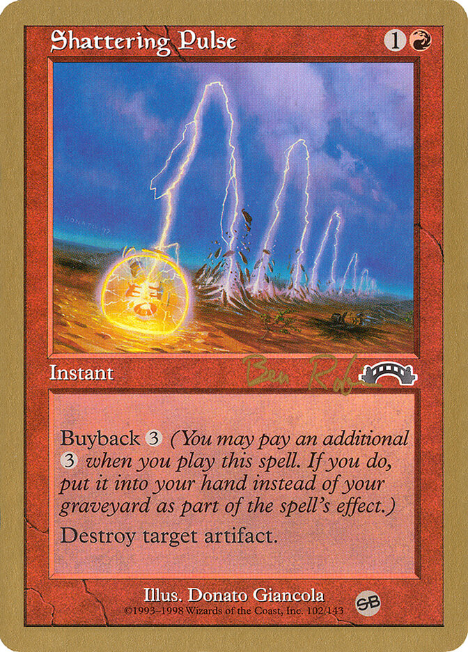 Shattering Pulse - 1998 Ben Rubin (EXO) (SB)