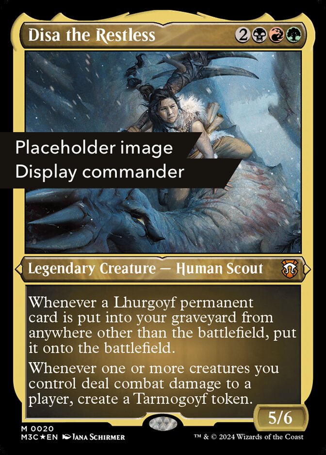 Disa the Restless (Display Commander) (Ripple Foil) - Thick Stock