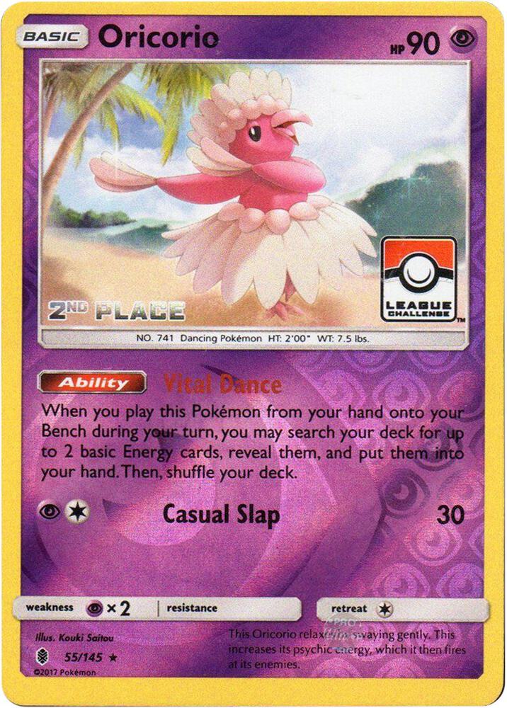 Oricorio - 55/145 (League Challenge) [2nd Place]