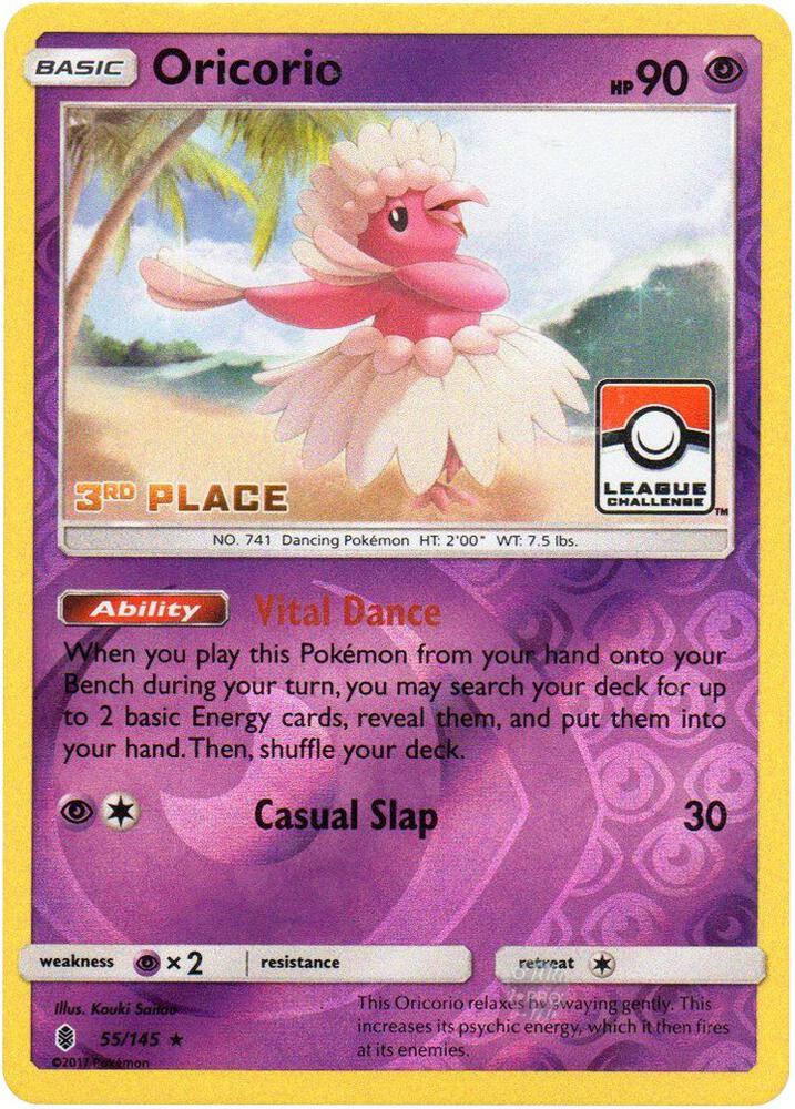 Oricorio - 55/145 (League Challenge) [3rd Place]