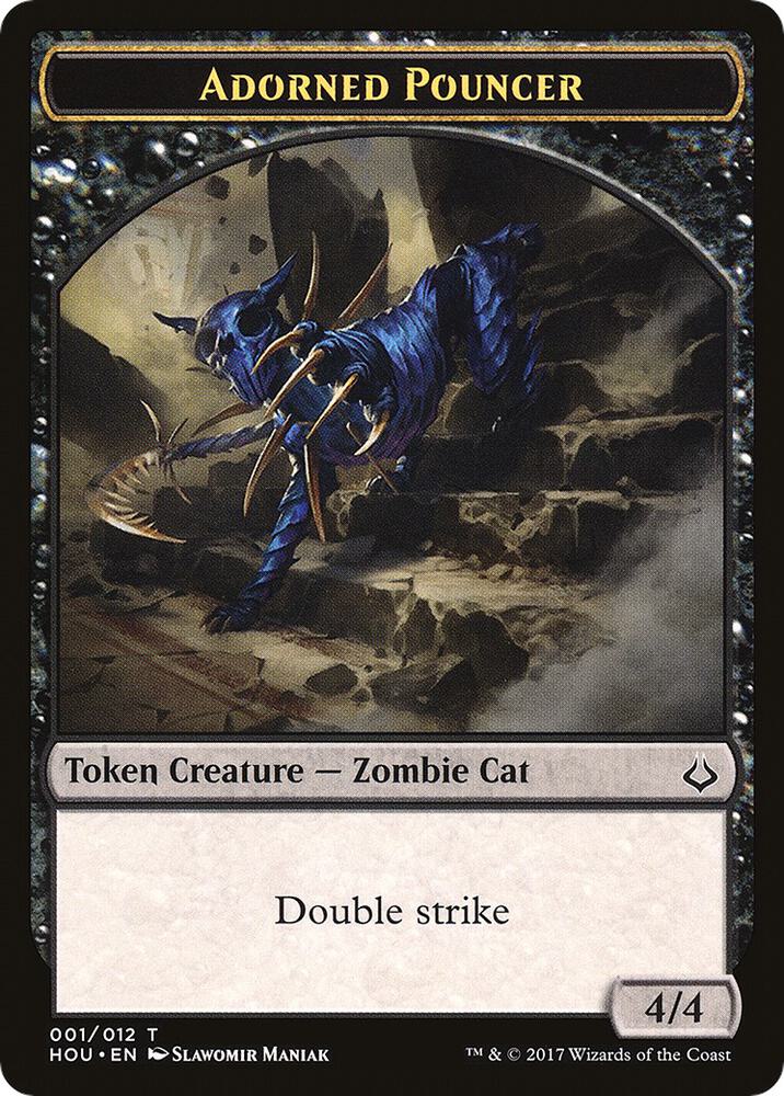 Adorned Pouncer // Horse Double-Sided Token