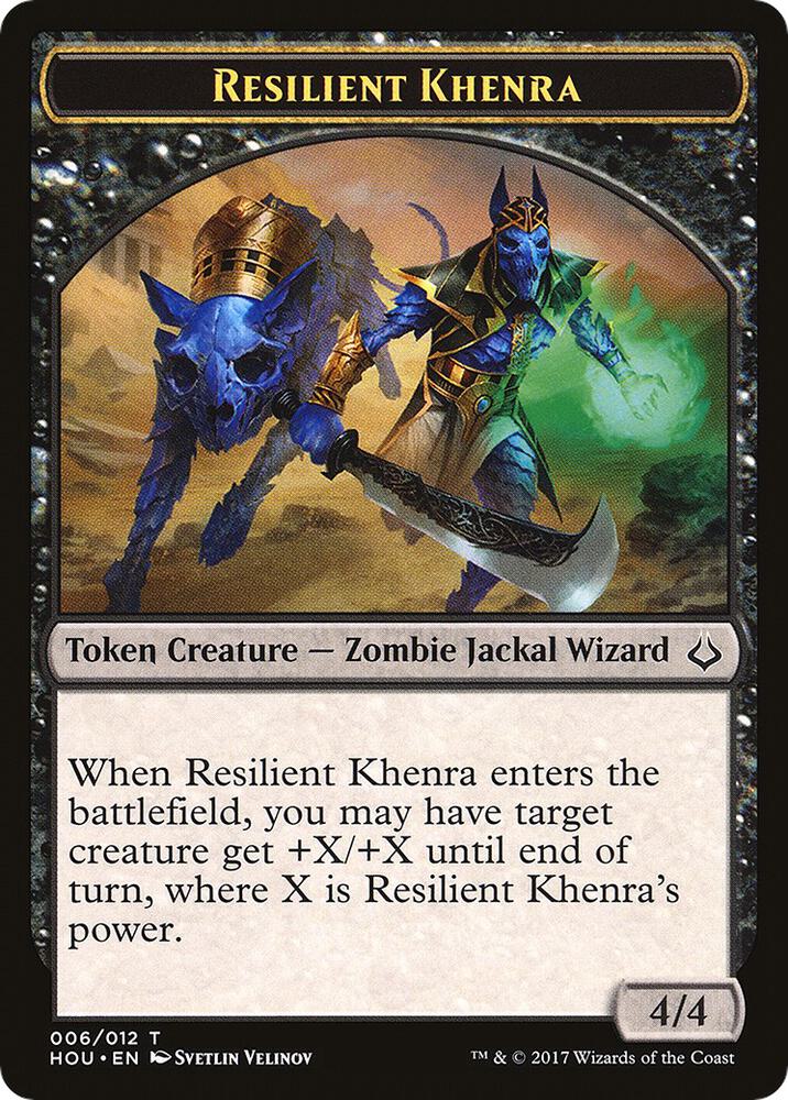 Resilient Khenra // Cat Double-Sided Token