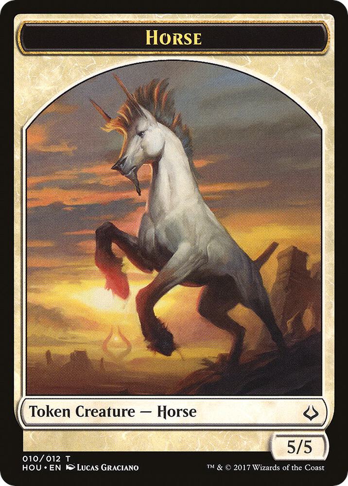 Horse // Warrior Double-sided Token
