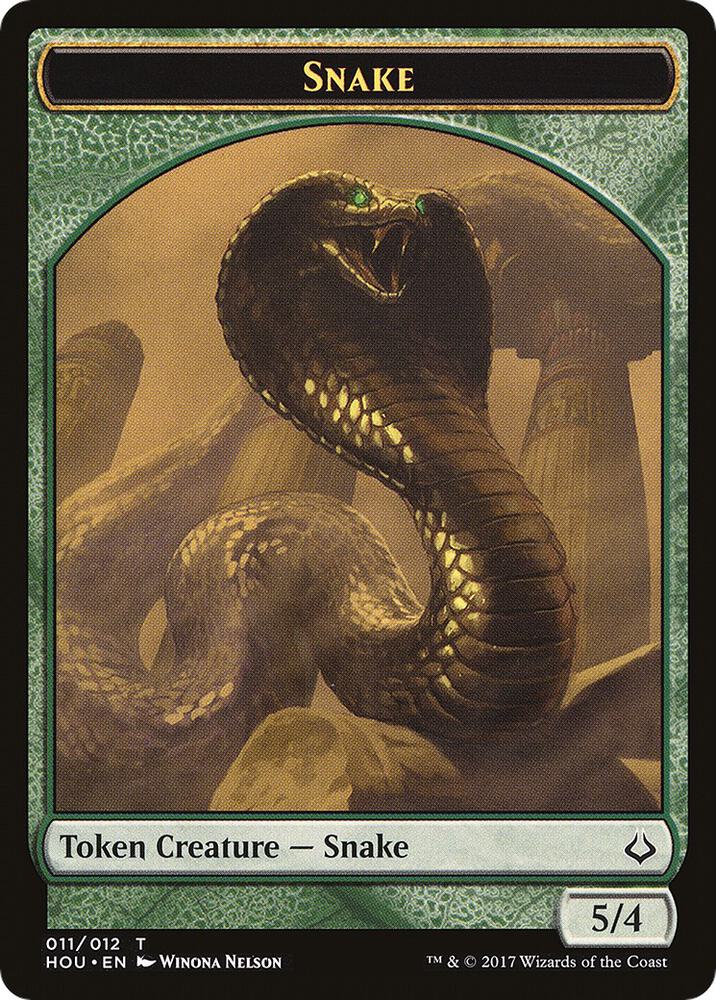 Snake // Warrior Double-Sided Token