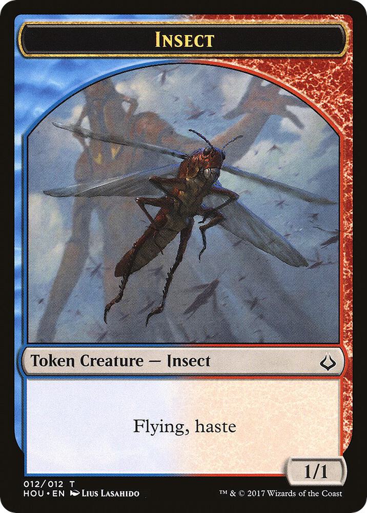 Insect // Warrior Double-Sided Token