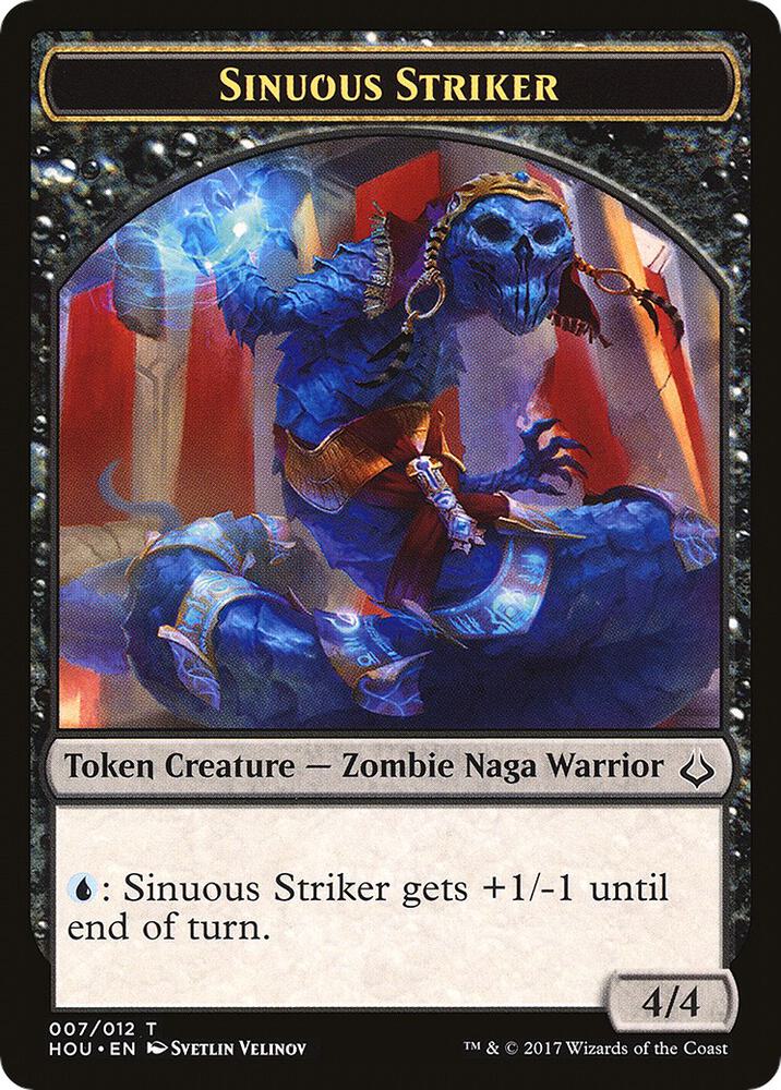 Sinuous Striker // Zombie Double-Sided Token