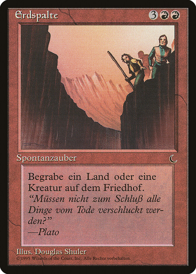 Fissure (German) - "Erdspalte"