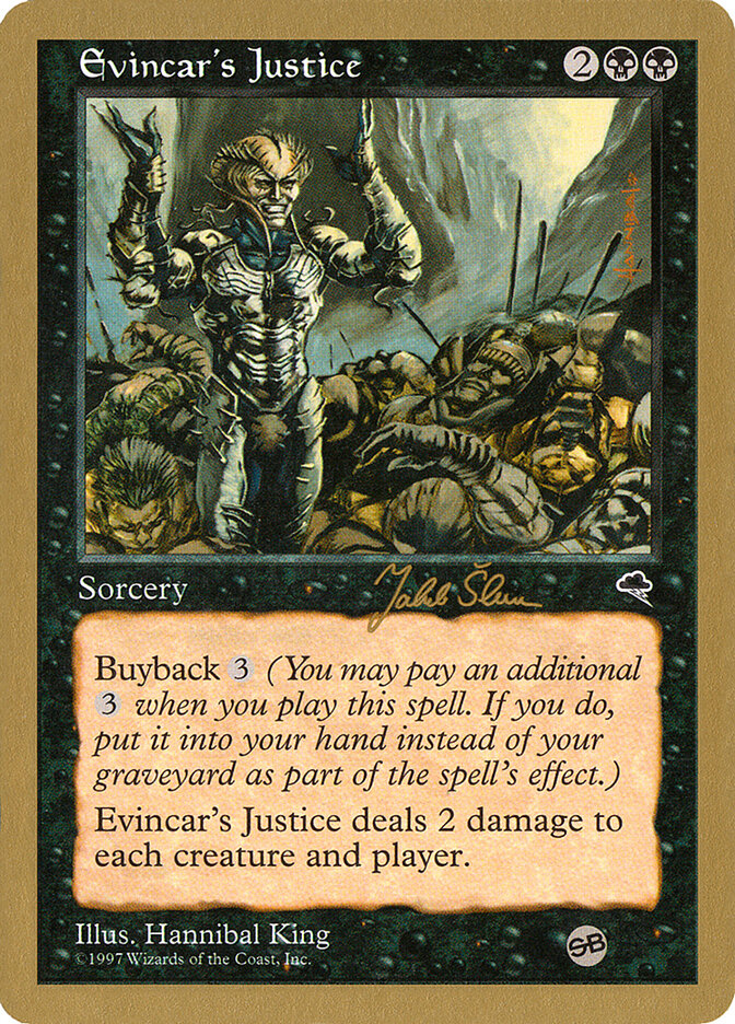 Evincar's Justice - 1999 Jakub Slemr (TMP) (SB)