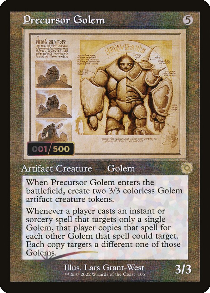 Precursor Golem (Schematic) (Serial Numbered)