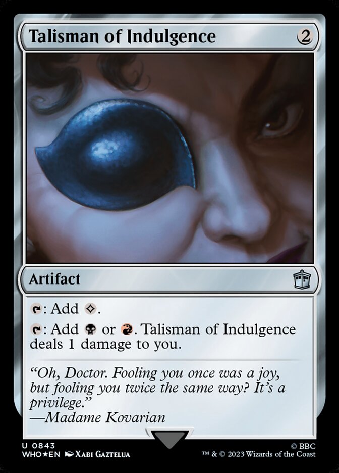 Talisman of Indulgence (Surge Foil)