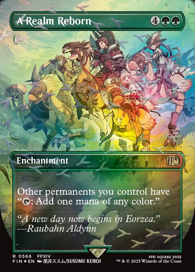 A Realm Reborn (Borderless) (Chocobo Track Foil)