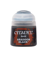 Citadel Base Paint: Abaddon Black - Games Workshop